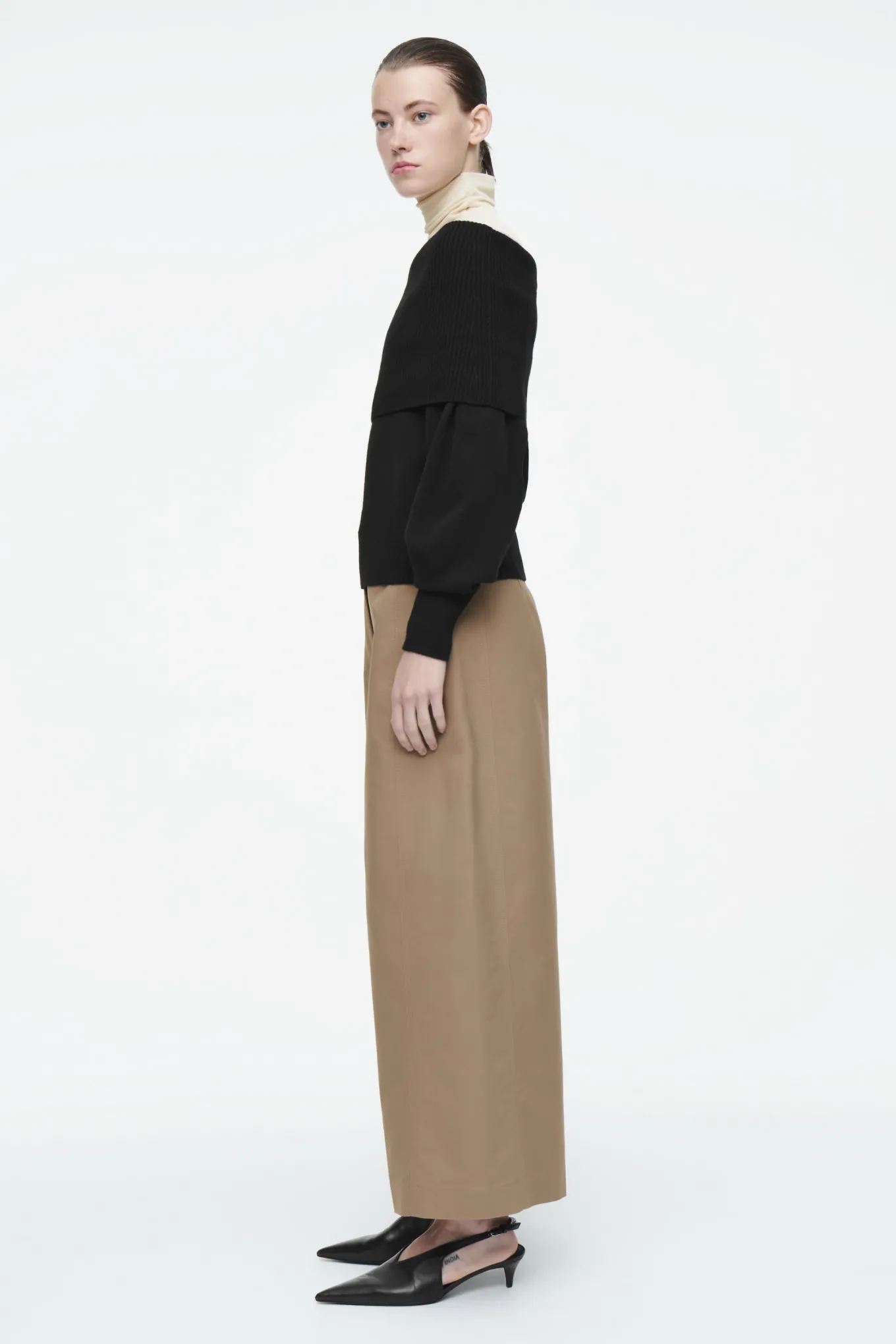 CULOTTES AUS BAUMWOLLE MIT BESONDERS WEITEM BEIN-COS Best Sale