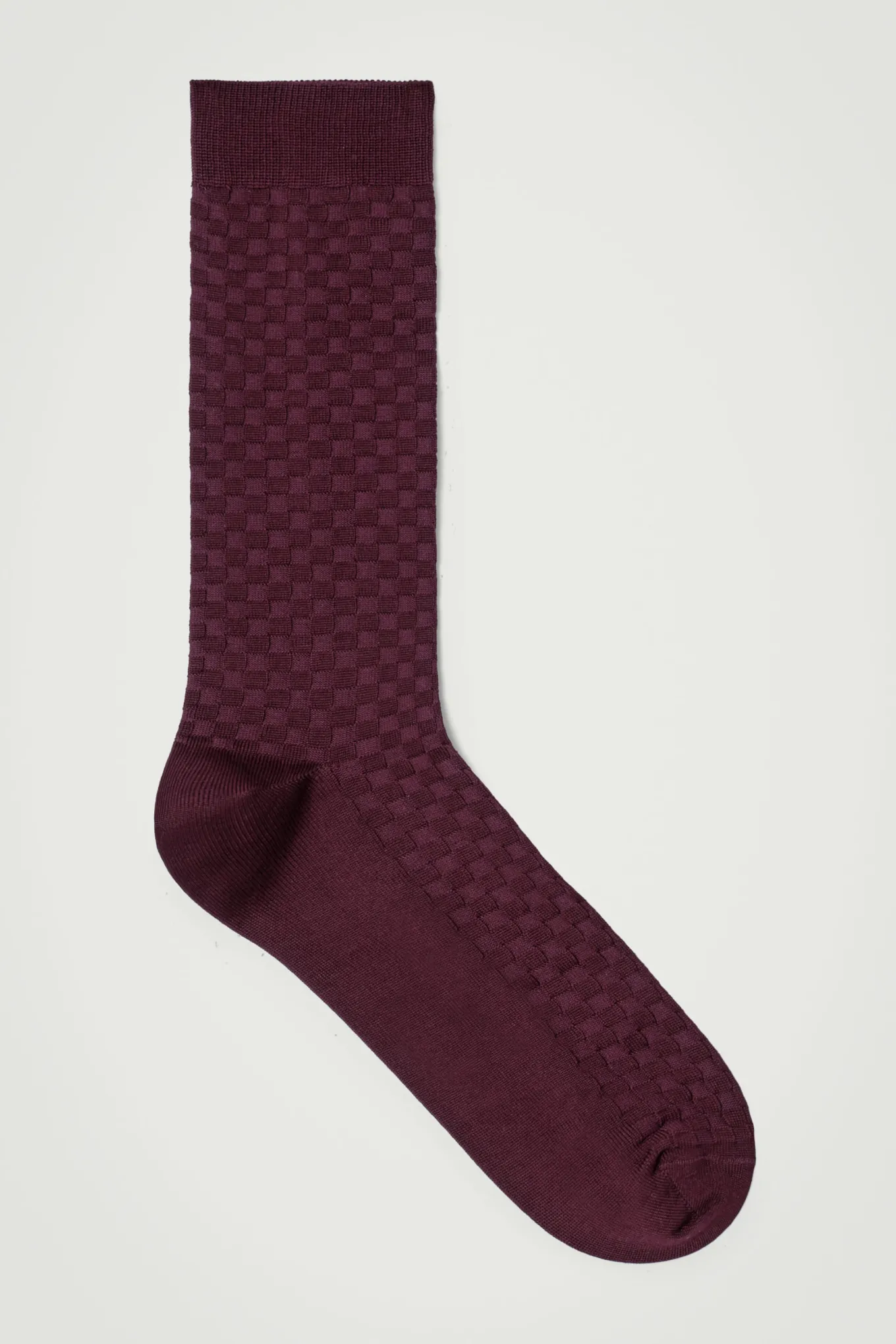 ELEGANTE SOCKEN MIT GEFLOCHTENEM KAROMUSTER-COS Shop