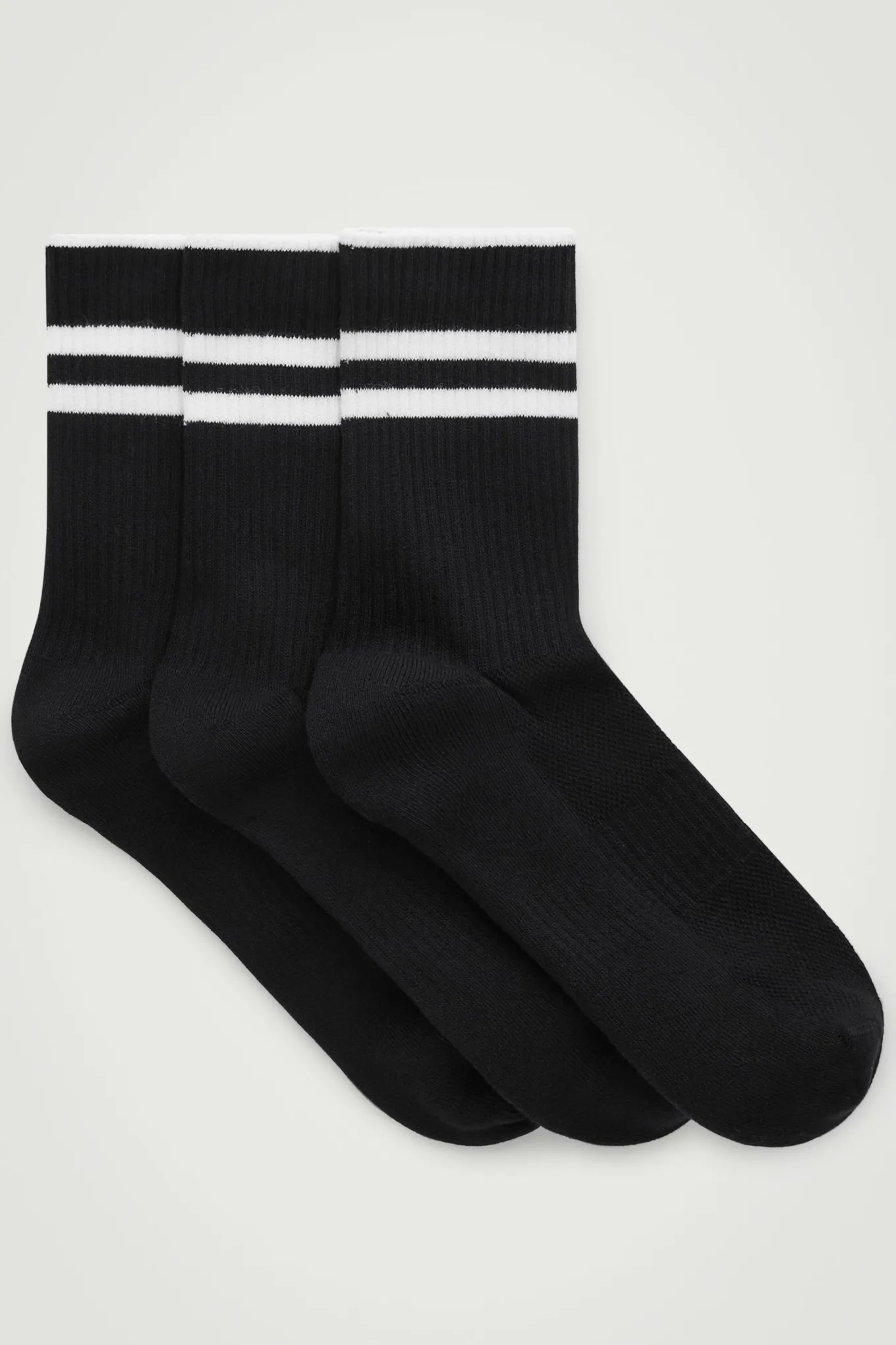 3ER-PACK GERIPPTE SPORTSOCKEN-COS New