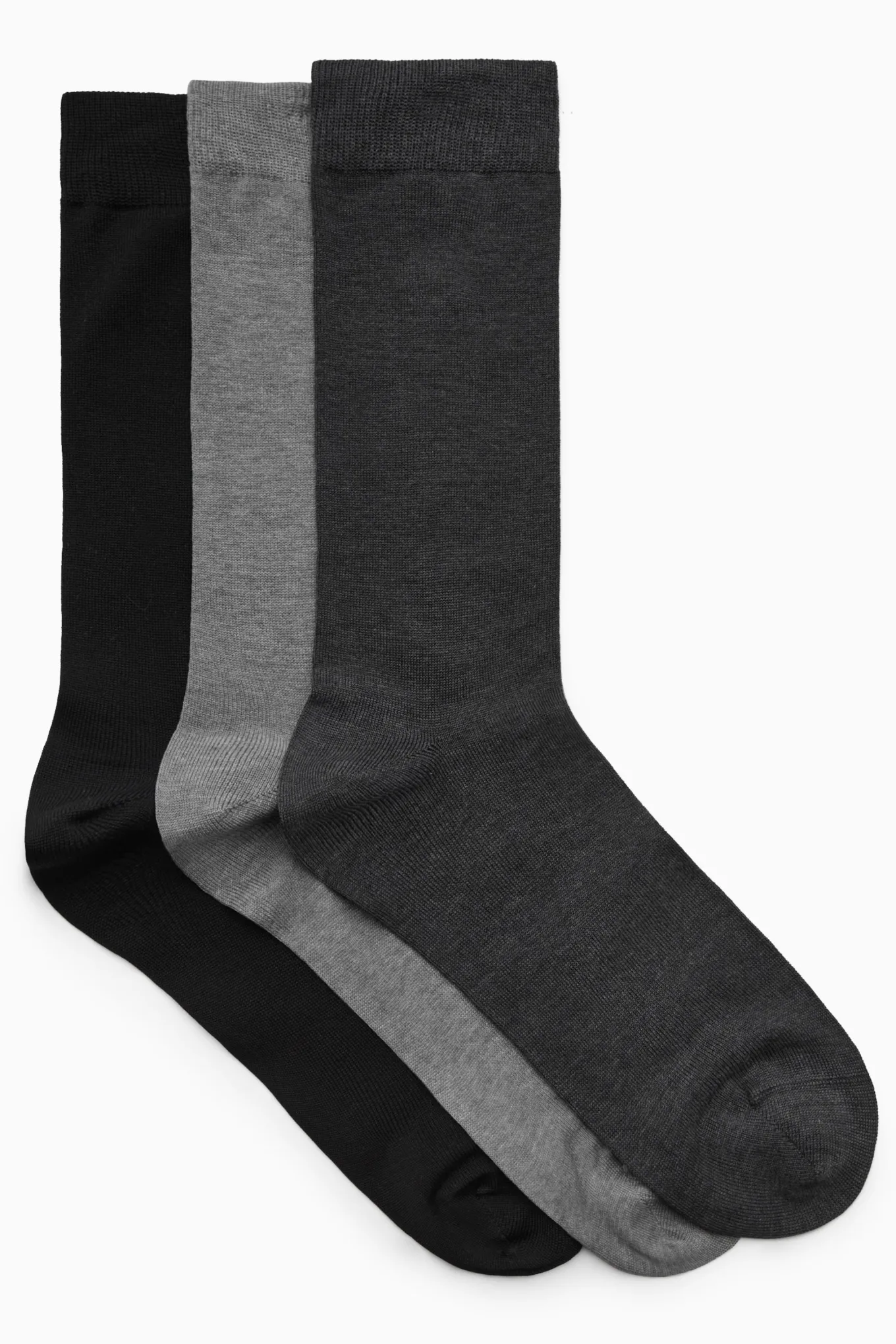 3ER-PACK MERCERISIERTE BAUMWOLLSOCKEN-COS Clearance