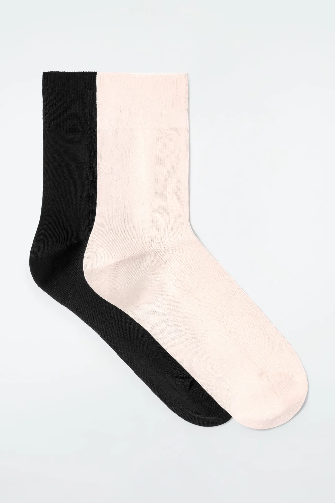 2ER-PACK SOCKEN MIT GERIPPTER PARTIE-COS Sale