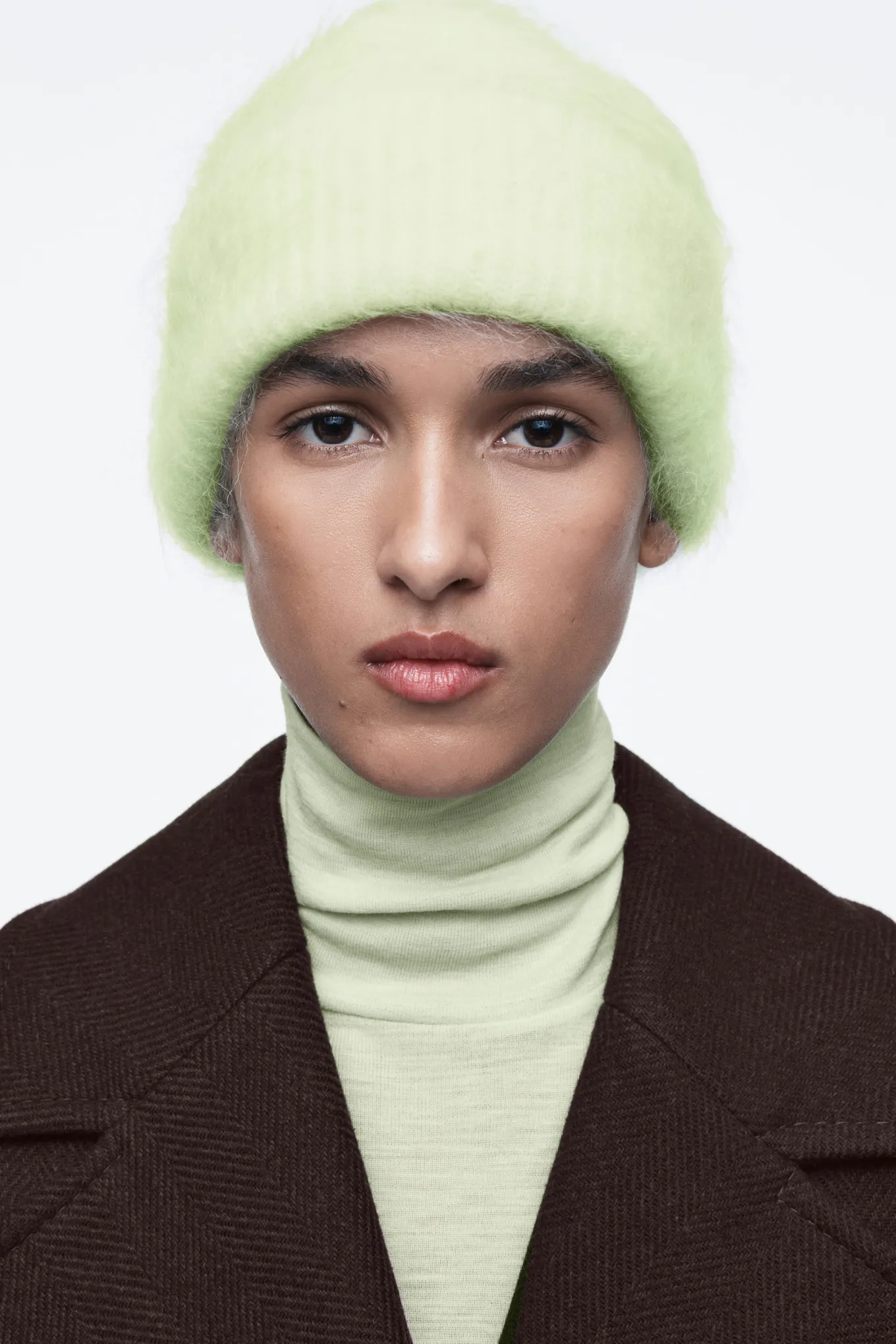 GERIPPTE BEANIE AUS MOHAIR-COS Store