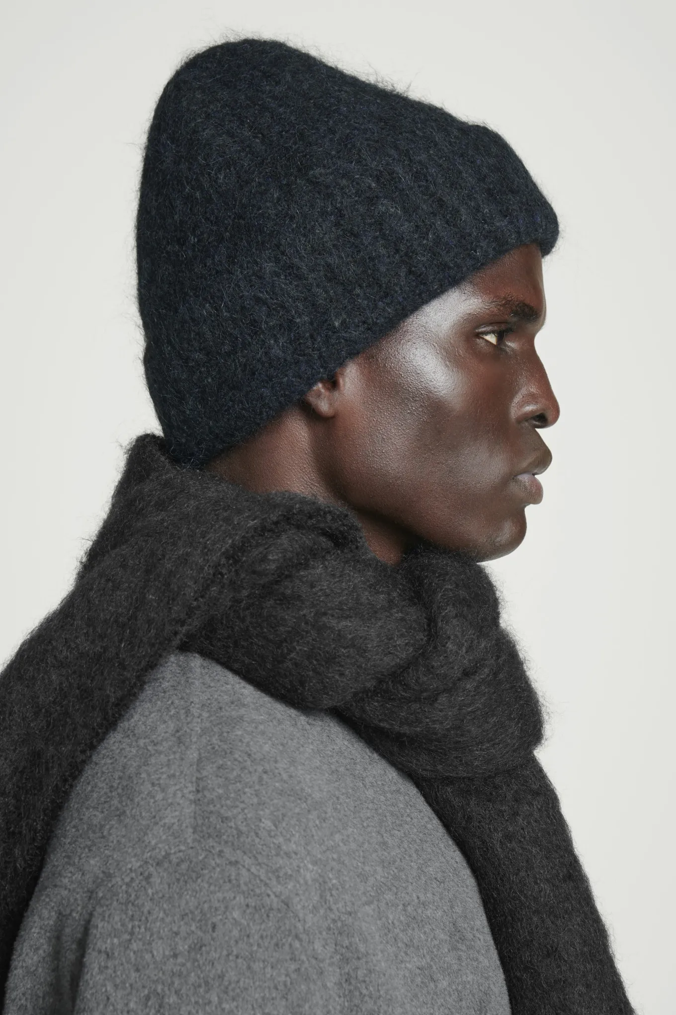 GERIPPTE BEANIE AUS MOHAIR-MIX-COS Fashion