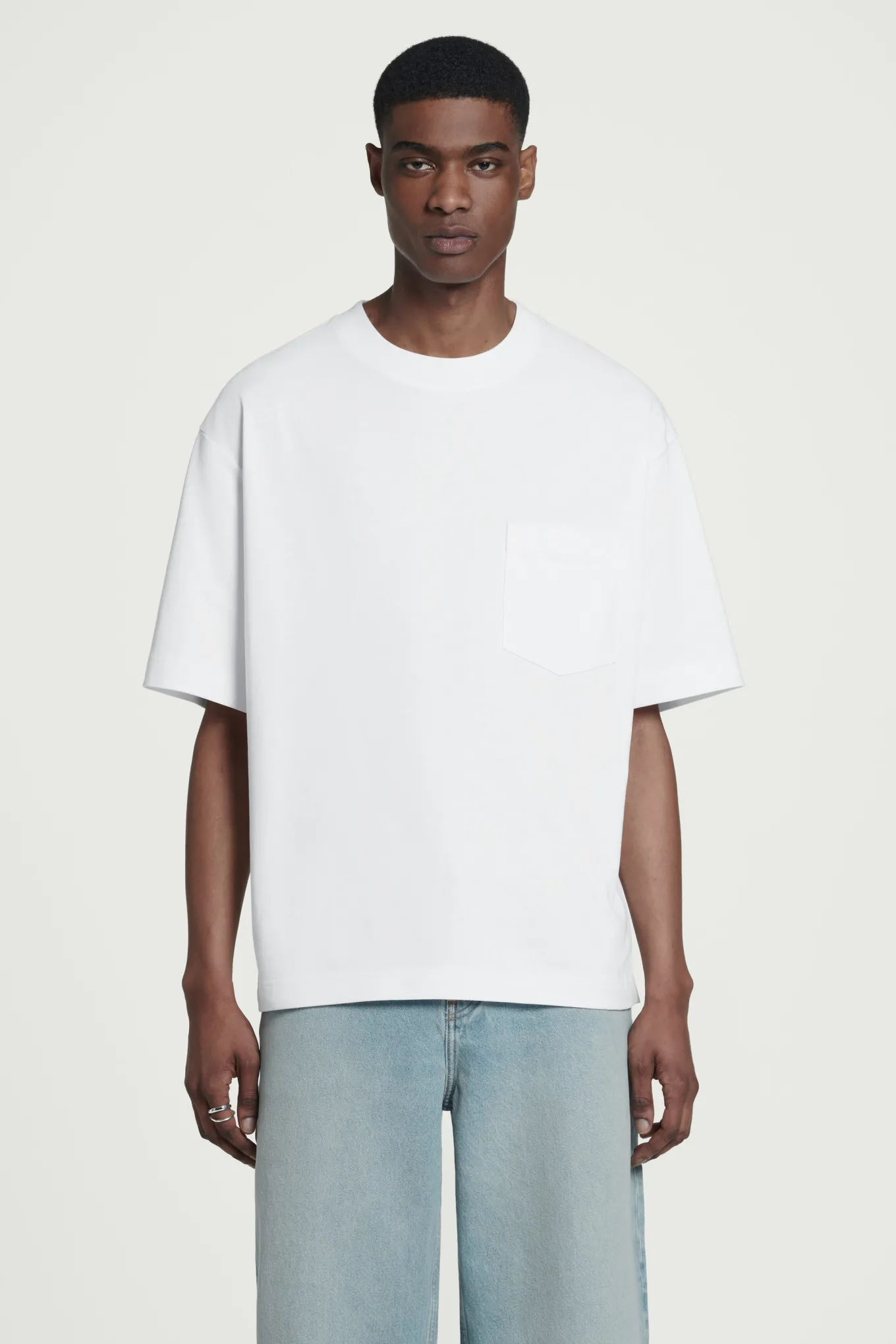 GEWICHTIGES OVERSIZED-T-SHIRT AUS BAUMWOLLE-COS Discount