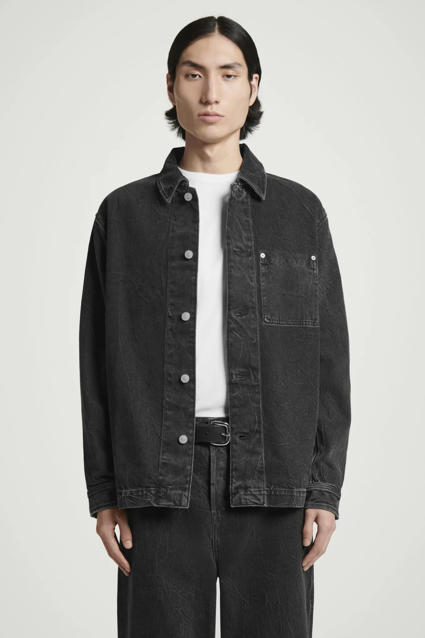 LOCKERE HEMDJACKE AUS DENIM-COS Cheap