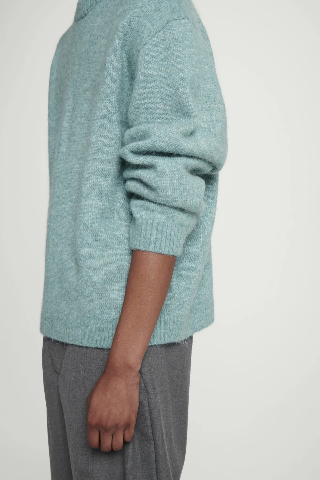 OVERSIZED-PULLOVER AUS ALPAKA-MIX-COS Cheap