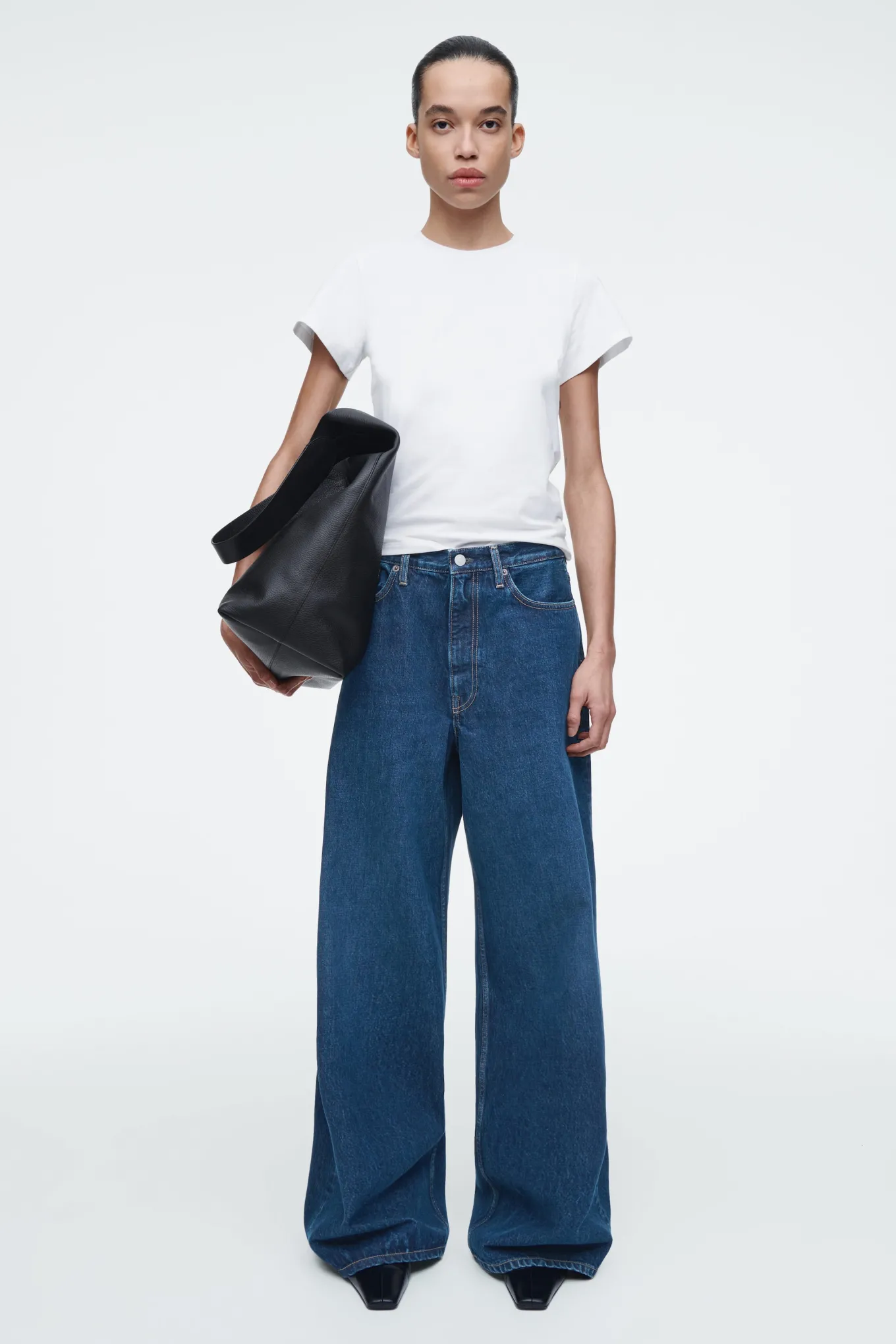 POOL JEANS MIT WEITEM BEIN-COS Cheap