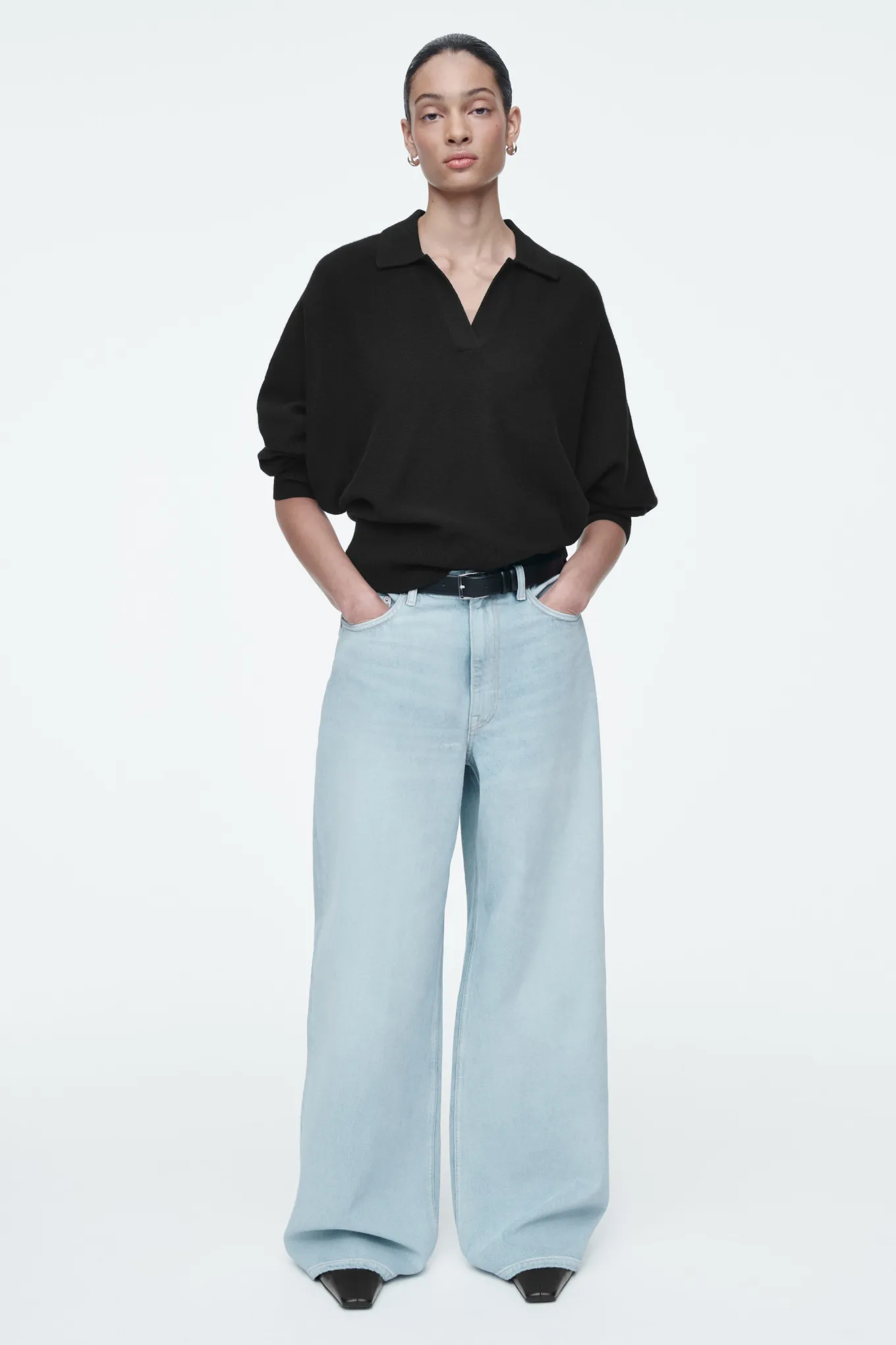 POOL JEANS MIT WEITEM BEIN-COS Best