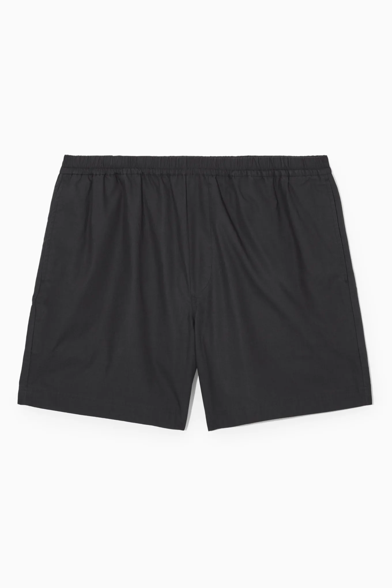 SHORTS AUS POPELINE MIT ELASTISCHEM BUND-COS Online